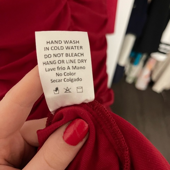 Room Service Red Mini Dress - Picture 4 of 5